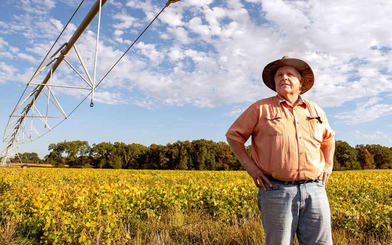 farmer in field