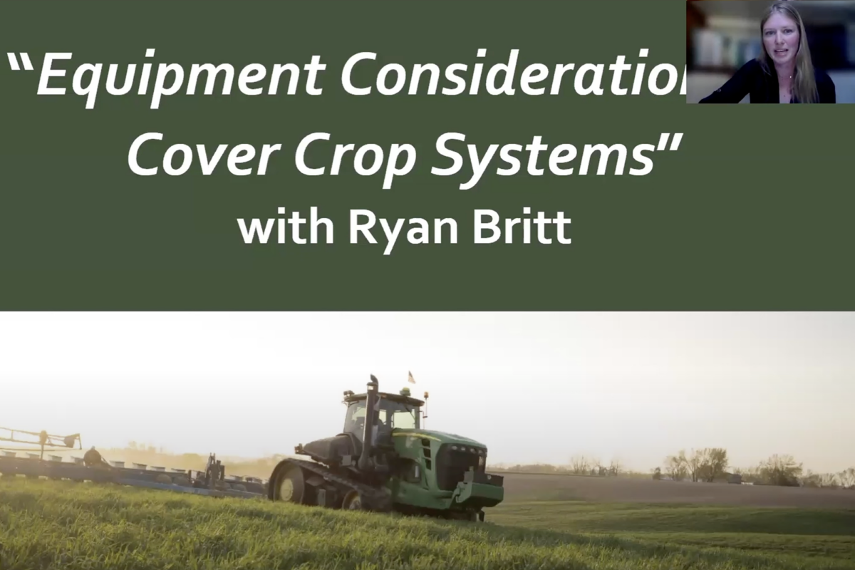 equipment considerations in cover crop systems session 2