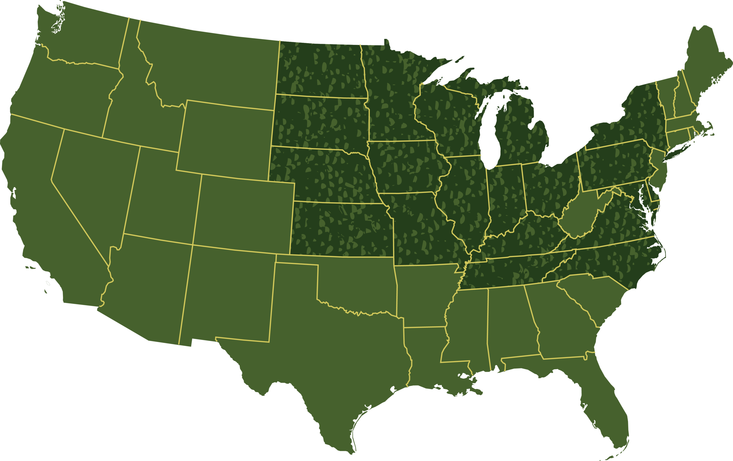 FSH Map of 20 Participating Program States